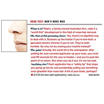 Road Test: Nads Nose Wax
