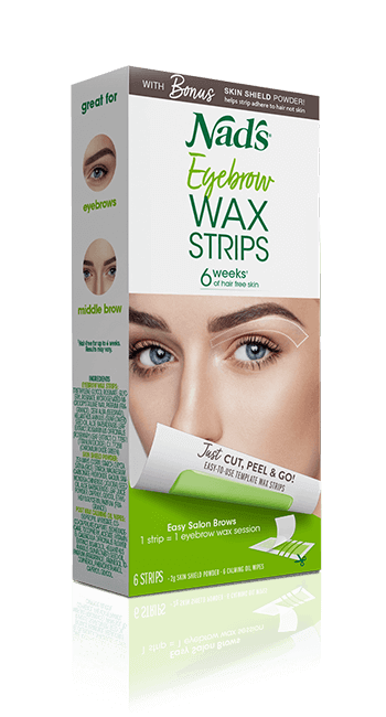 Nad's Hair Removal Eyebrow Wax Strips