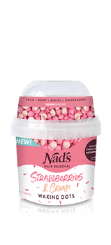 Nads Hair Removal Strawberries and Cream Waxing Dots